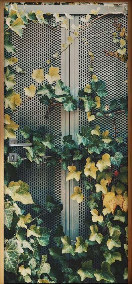 Adesivo para Porta Florais com Flores