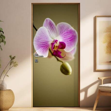 Adesivo para Porta Florais Flor de Orqudea 02