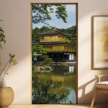 Adesivo Para Porta Arquitetura Oriental