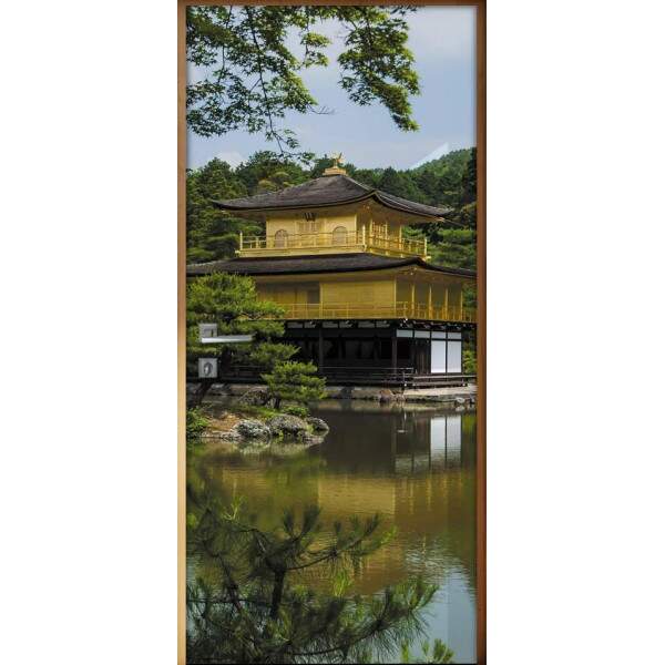 Adesivo Para Porta Arquitetura Oriental