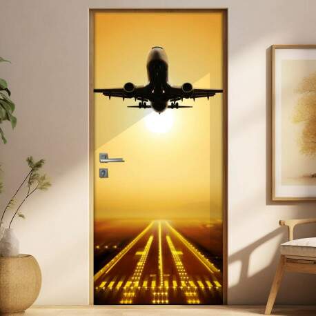 Adesivo Para Porta Avio Na Pista