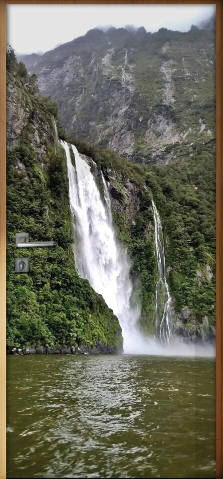 Adesivo para Porta Paisagem Cachoeira 3