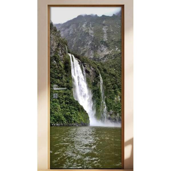 Adesivo para Porta Paisagem Cachoeira 3