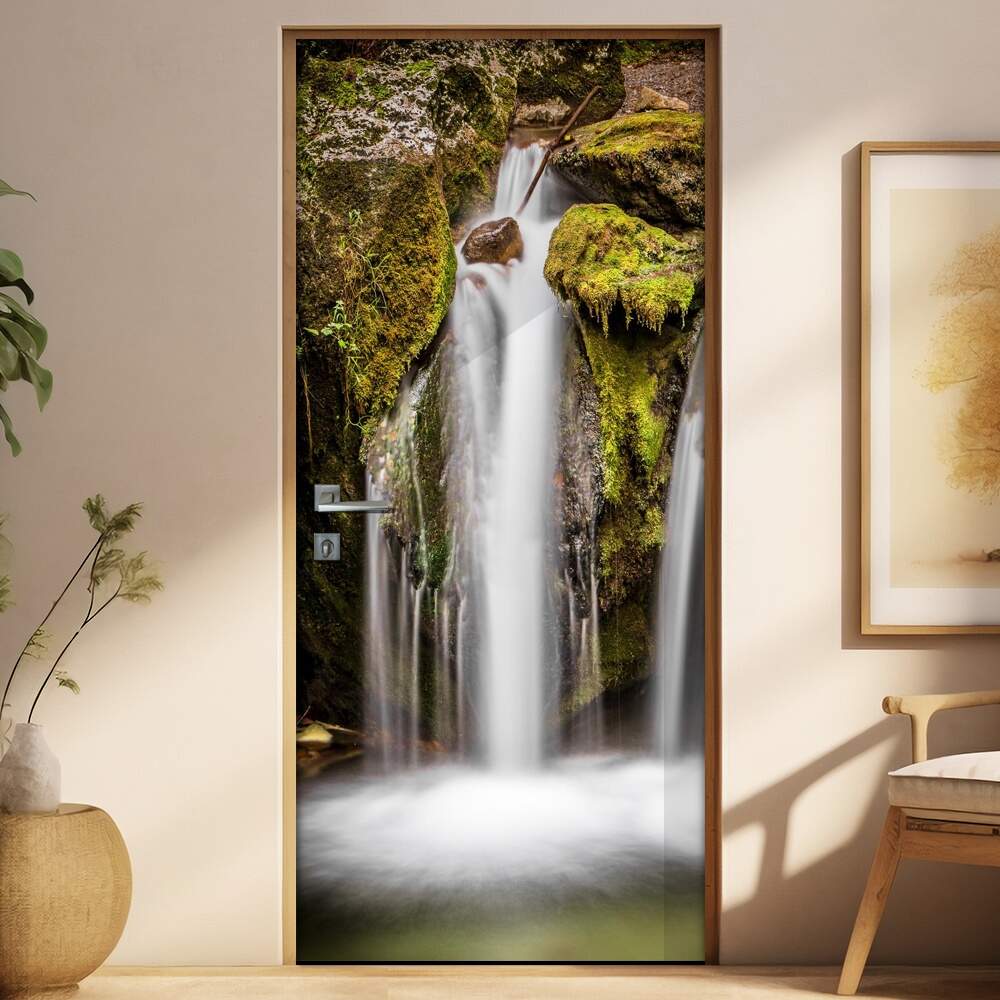 Adesivo para Porta Paisagem Cachoeira 4