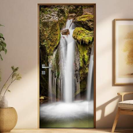 Adesivo para Porta Paisagem Cachoeira 4