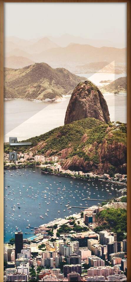 Adesivo Para Porta Corcovado Rio De Janeiro