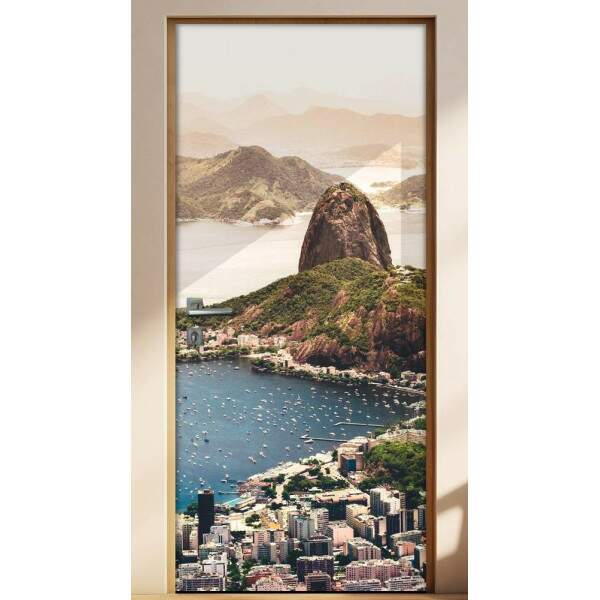 Adesivo Para Porta Corcovado Rio De Janeiro