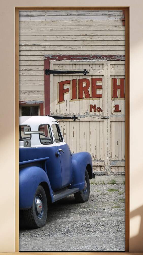 Adesivo Para Porta Carro Antigo 01