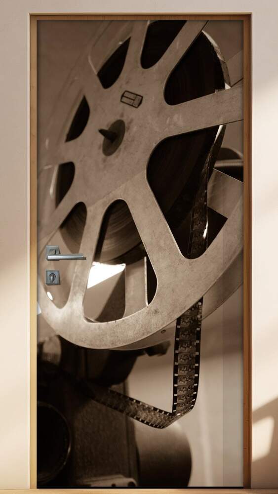 Adesivo para Porta Retr� Moviola