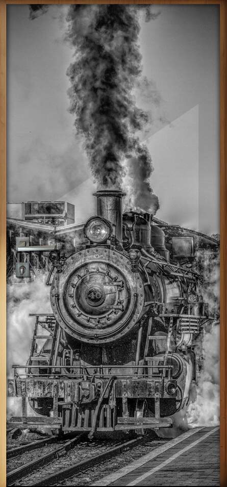 Adesivo para Porta Retr Locomotiva