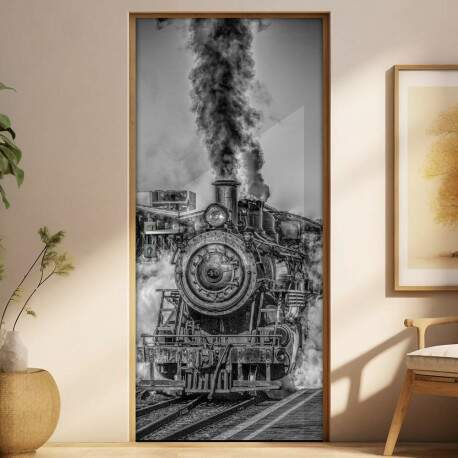 Adesivo para Porta Retr Locomotiva