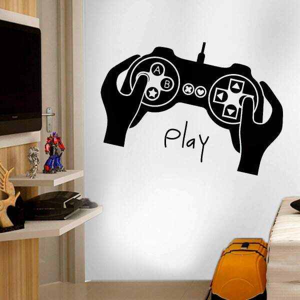 Adesivo de Parede Games Controle de Playstation