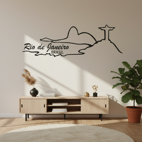 Adesivo de Parede Paisagem Rio de Janeiro
