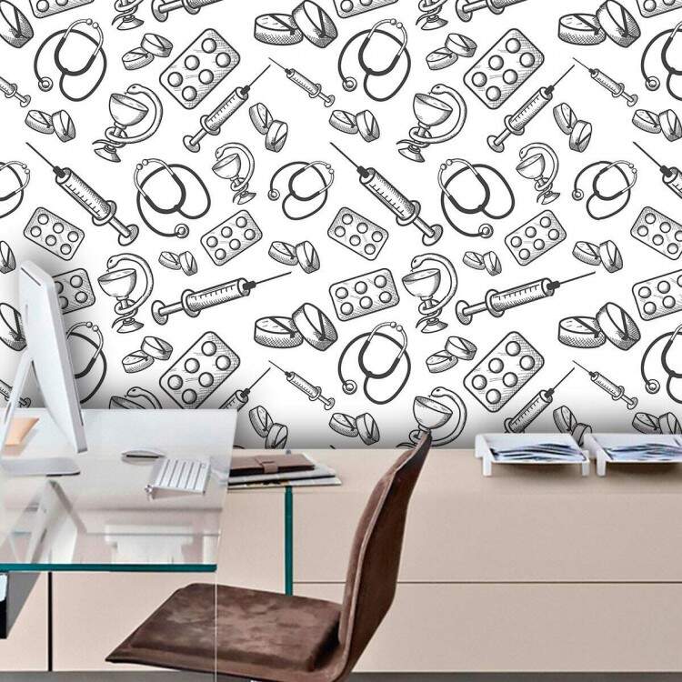 Papel de Parede - Diversos - Mod 078 Medicamentos