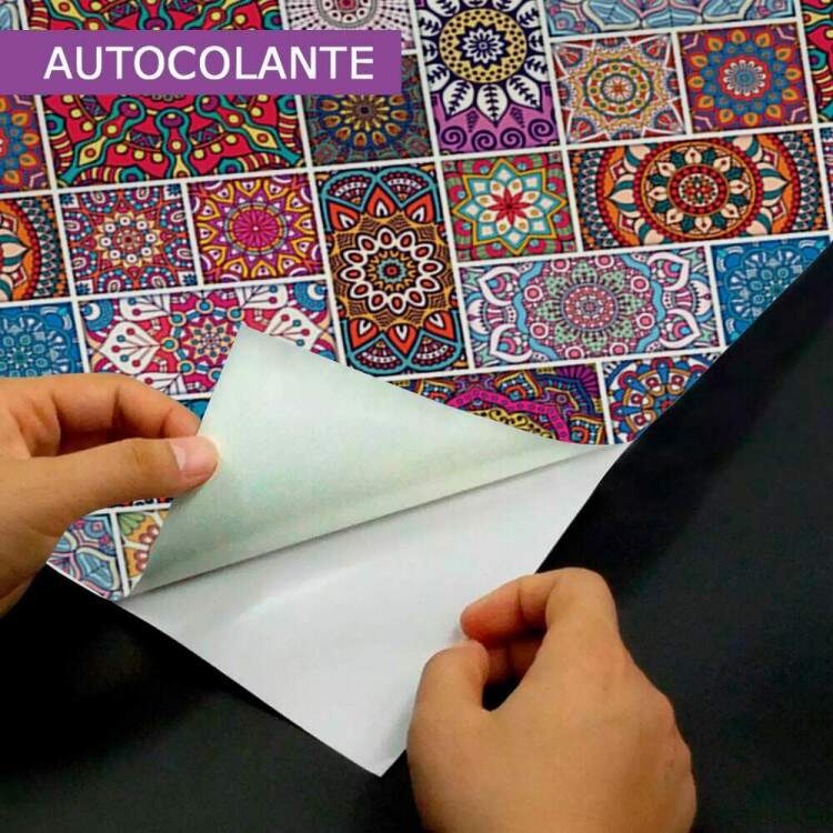 Papel de Parede Ladrilho Mandalas