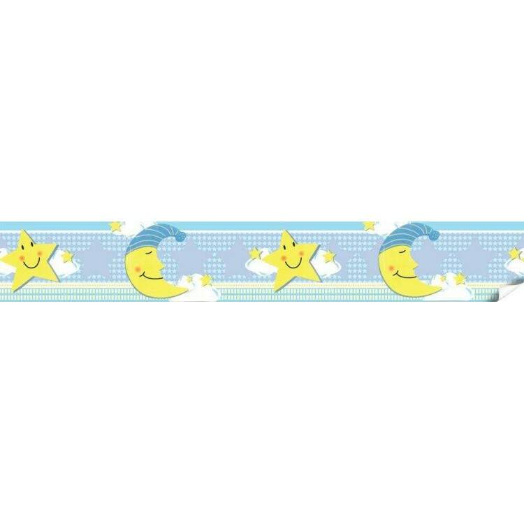 Adesivo decorativo faixa Lua e Estrela