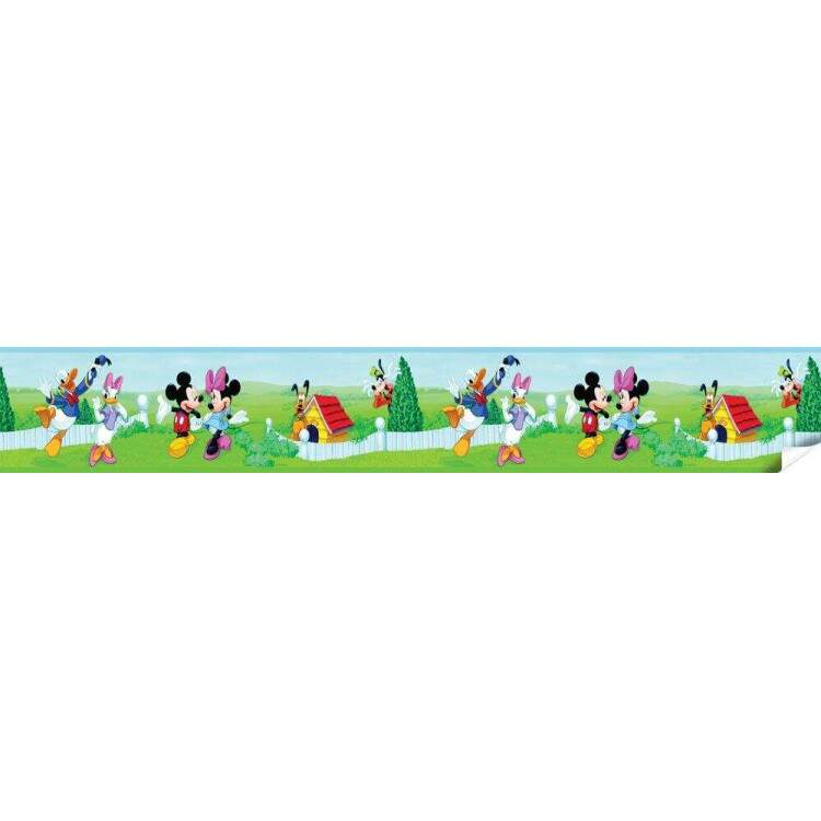 Adesivo decorativo faixa Mickey e sua Turma