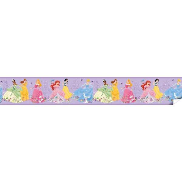 Adesivo decorativo faixa Princesas 1