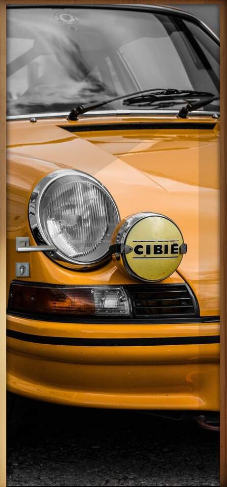 Adesivo Para Porta Carro Antigo Porsche Carreira 2