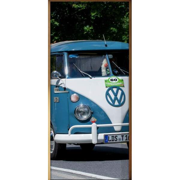 Adesivo Para Porta Carro Antigo Volkswagen Kombi 2