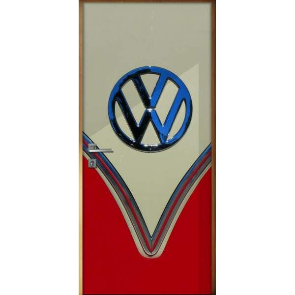 Adesivo Para Porta Carro Antigo Volkswagen Kombi 5