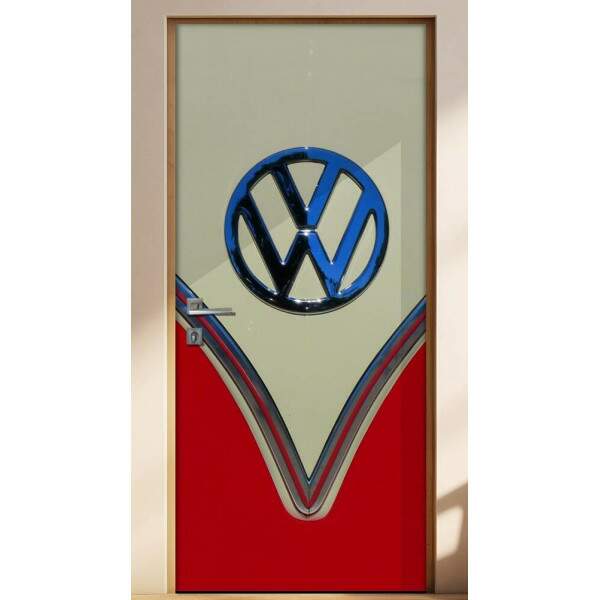 Adesivo Para Porta Carro Antigo Volkswagen Kombi 5