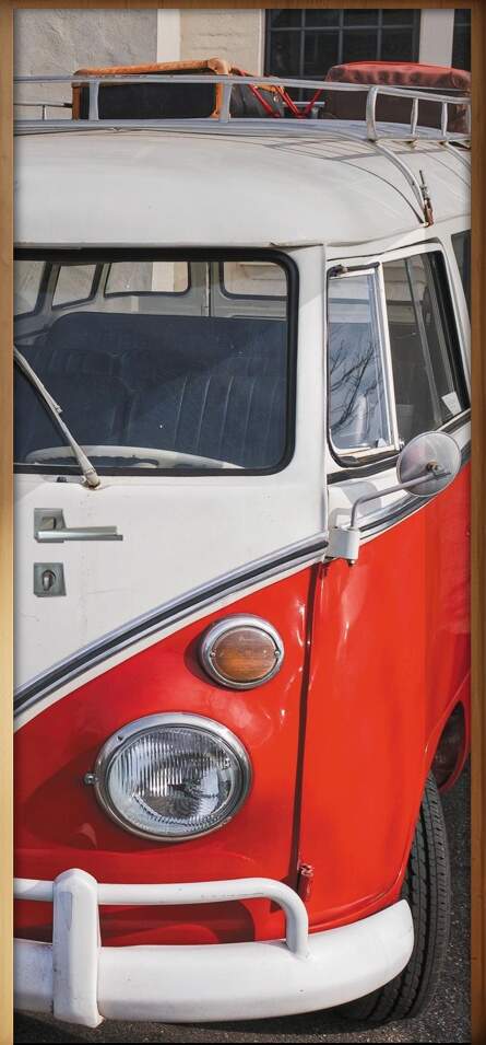 Adesivo Para Porta Carro Antigo Volkswagen Kombi 7