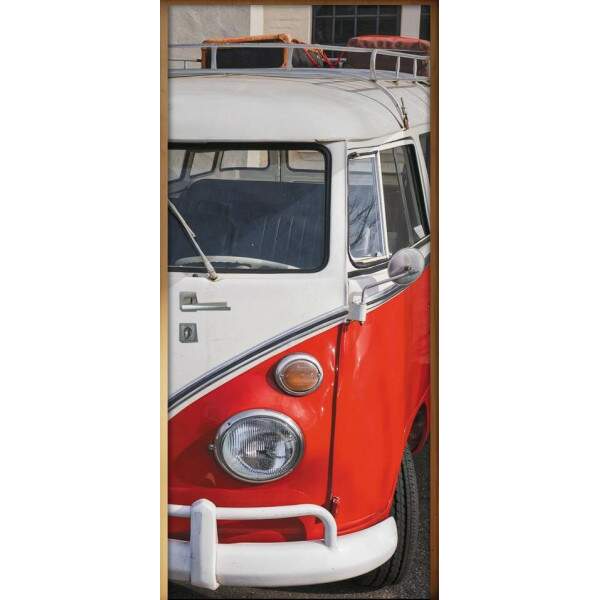 Adesivo Para Porta Carro Antigo Volkswagen Kombi 7