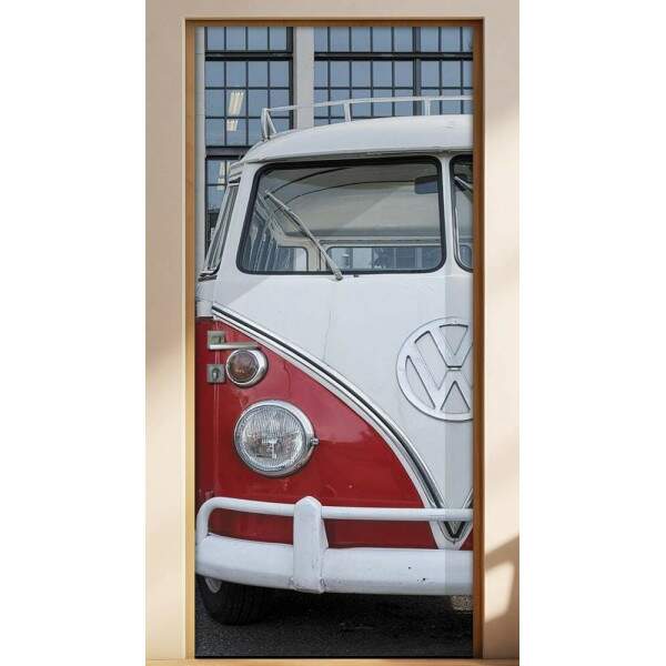 Adesivo Para Porta Carro Antigo Volkswagen Kombi 8