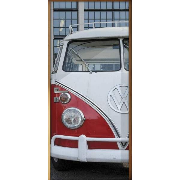 Adesivo Para Porta Carro Antigo Volkswagen Kombi 8