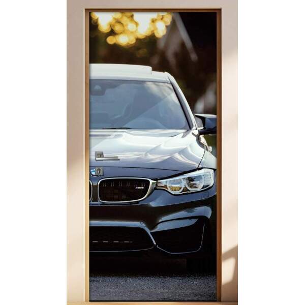 Adesivo Para Porta Carro Bmw M3 2