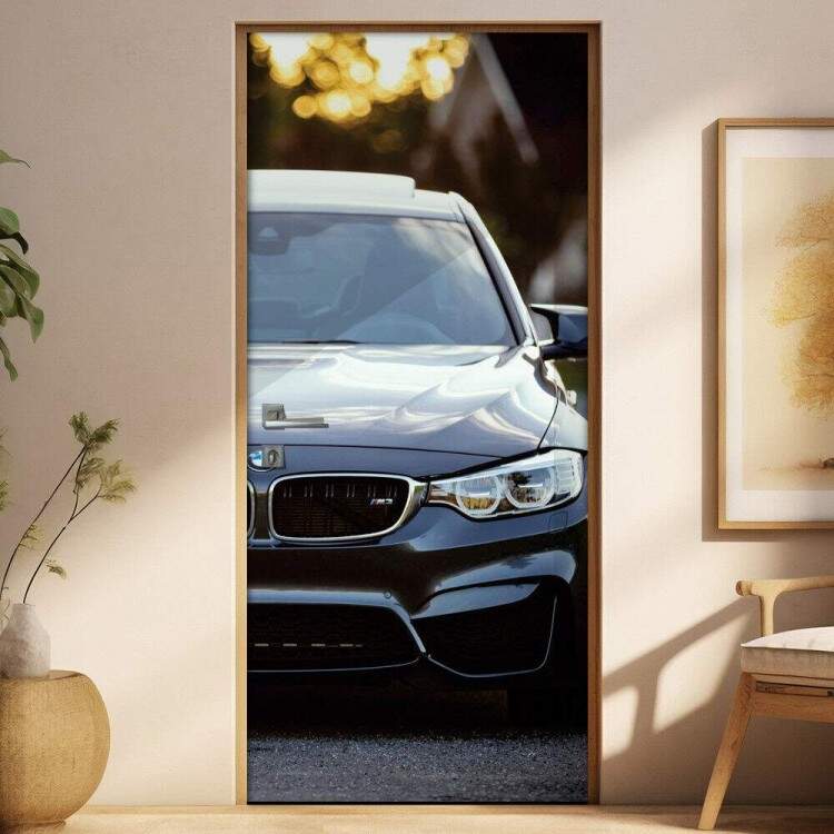 Adesivo Para Porta Carro Bmw M3 2