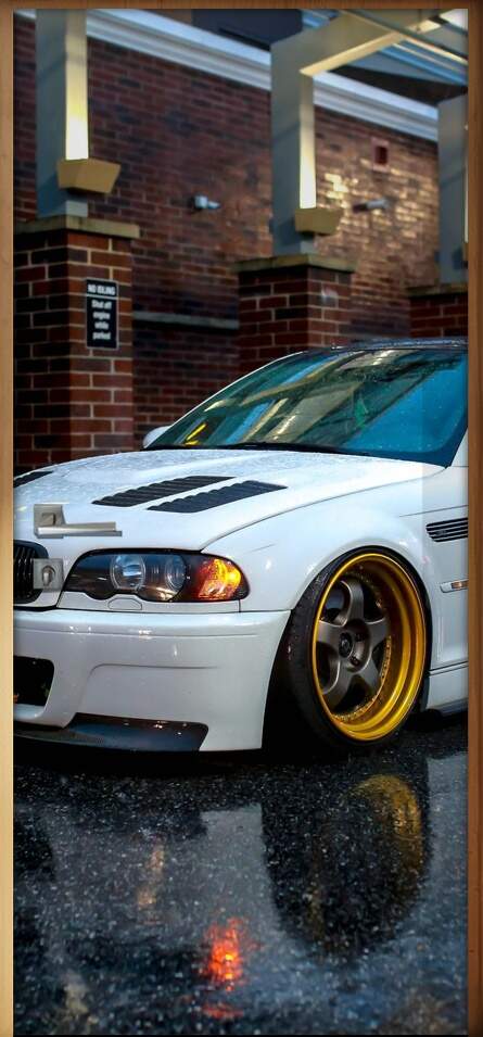 Adesivo Para Porta Carro Bmw M3 4