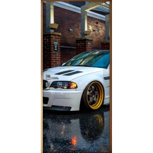Adesivo Para Porta Carro Bmw M3 4
