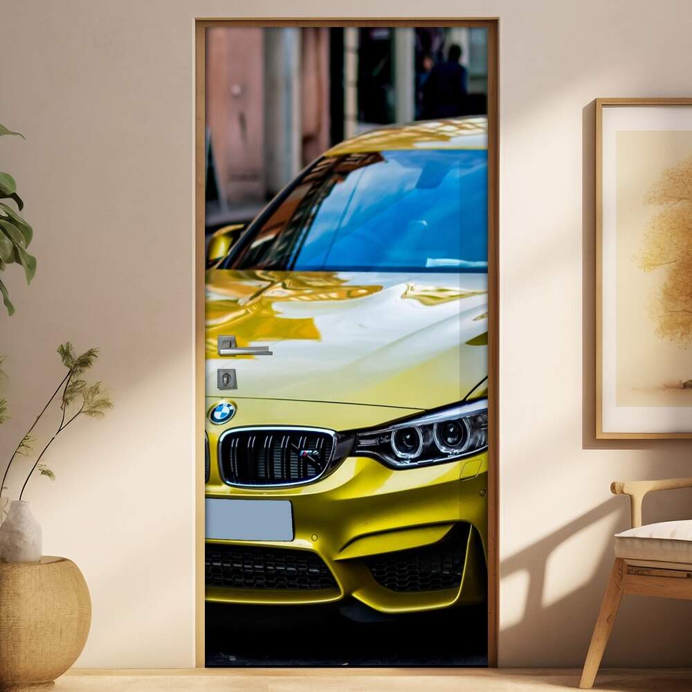 Adesivo Para Porta Carro Bmw M4
