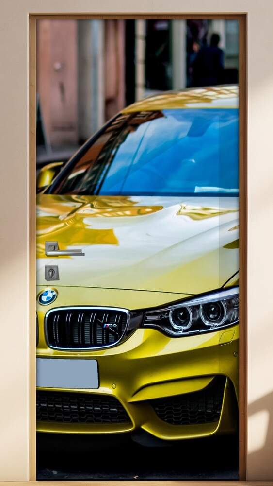 Adesivo Para Porta Carro Bmw M4