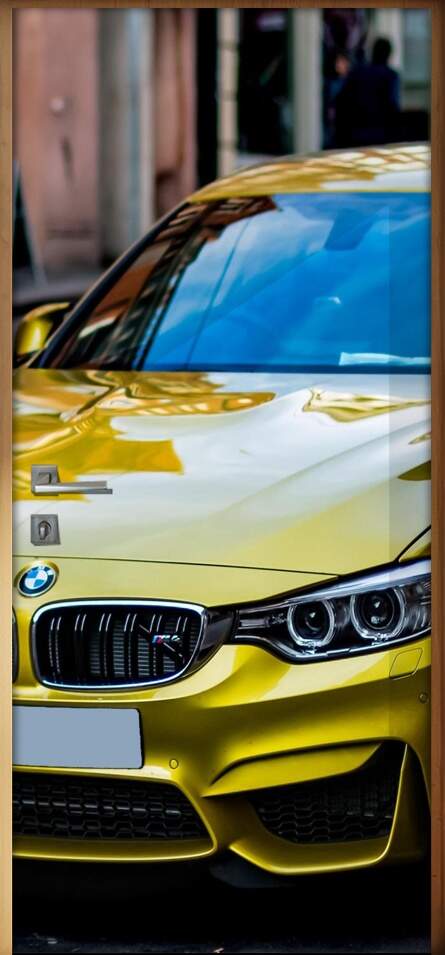 Adesivo Para Porta Carro Bmw M4
