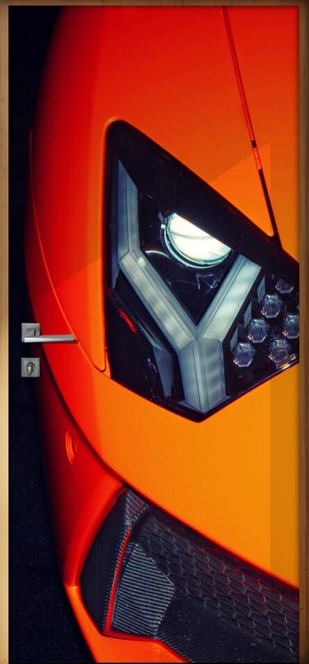 Adesivo Para Porta Carro Lamborghini 4
