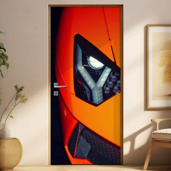 Adesivo Para Porta Carro Lamborghini 4