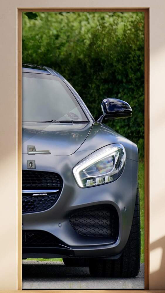 Adesivo Para Porta Carro Mercedes Amg 6