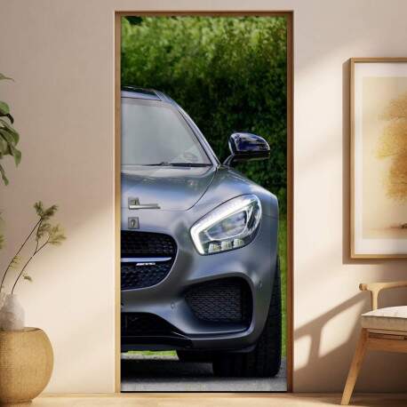 Adesivo Para Porta Carro Mercedes Amg 6