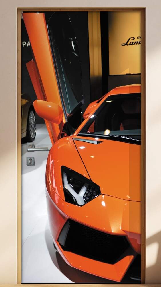 Adesivo Para Porta Carro Lamborghini 8