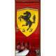 Adesivo Para Porta Carro Logo Ferrari