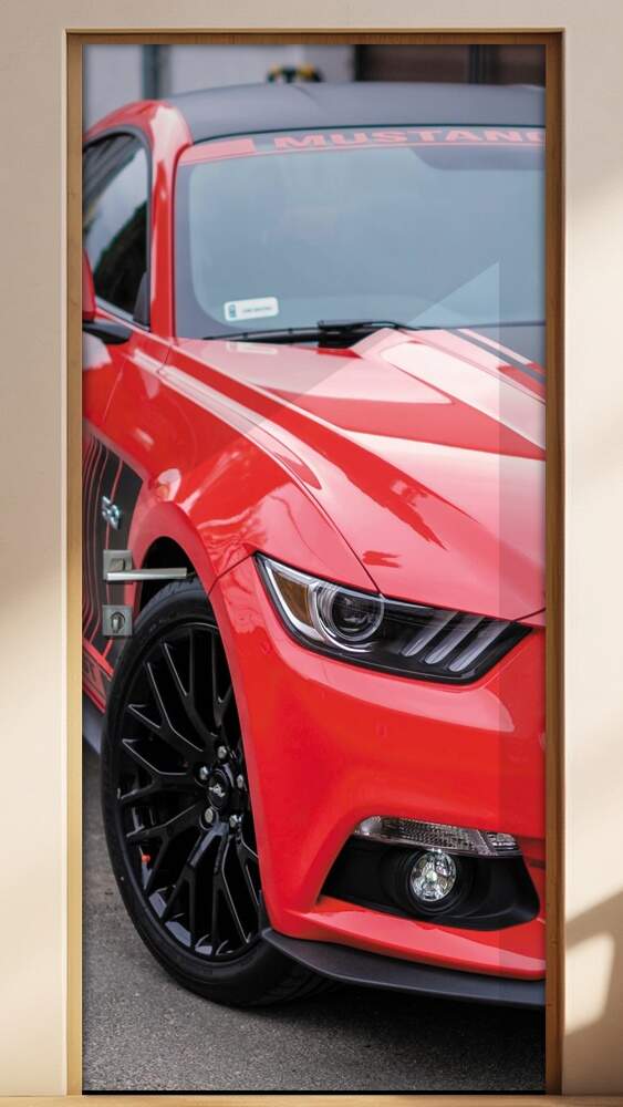 Adesivo Para Porta Carro Mustang