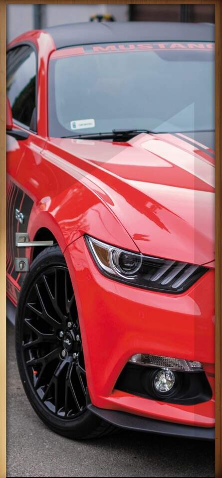 Adesivo Para Porta Carro Mustang
