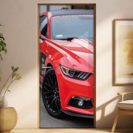 Adesivo Para Porta Carro Mustang