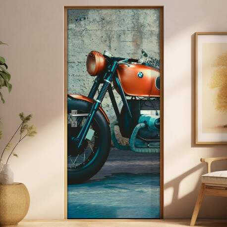 Adesivo para Porta Moto BMW Retro