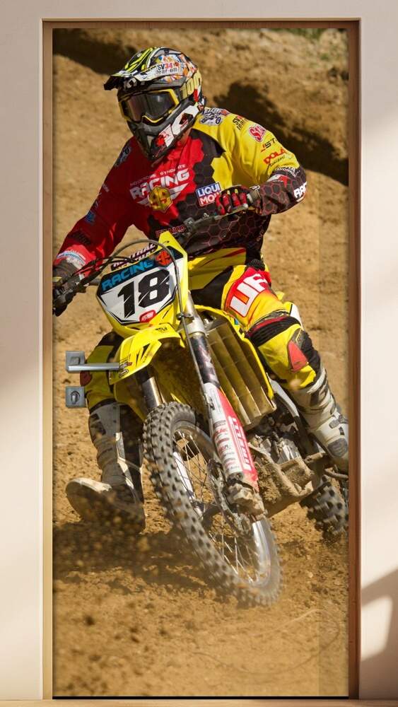 Adesivo para Porta Moto Motocross 2