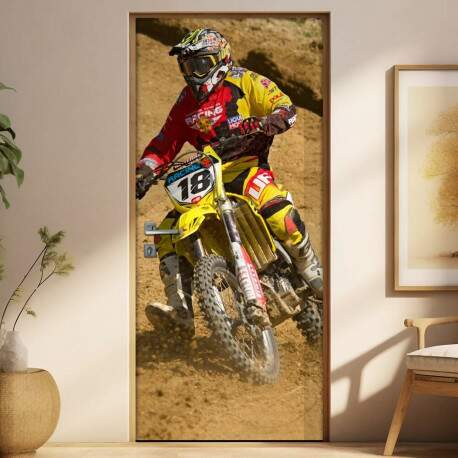 Adesivo para Porta Moto Motocross 2