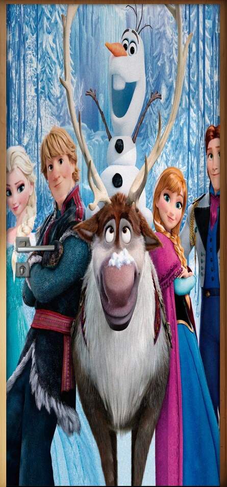 Adesivo para Porta Frozen 1